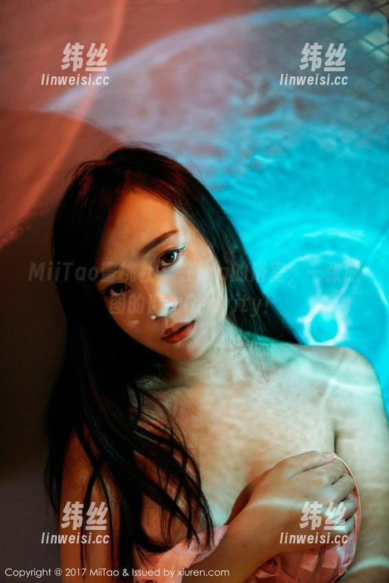 MiiTao蜜桃社 - 在Lra的浴室，一张原图的魔力Gravity！